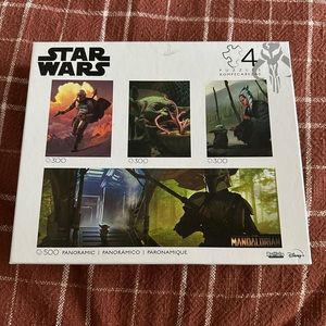 Star Wars The Mandalorian 4 set Puzzle